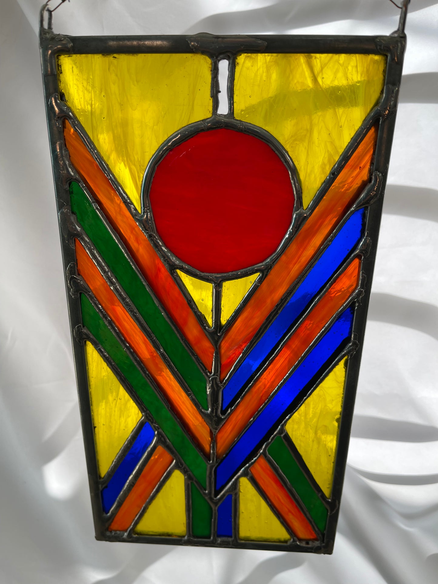 Art Nouveau Sun ånd Mountains