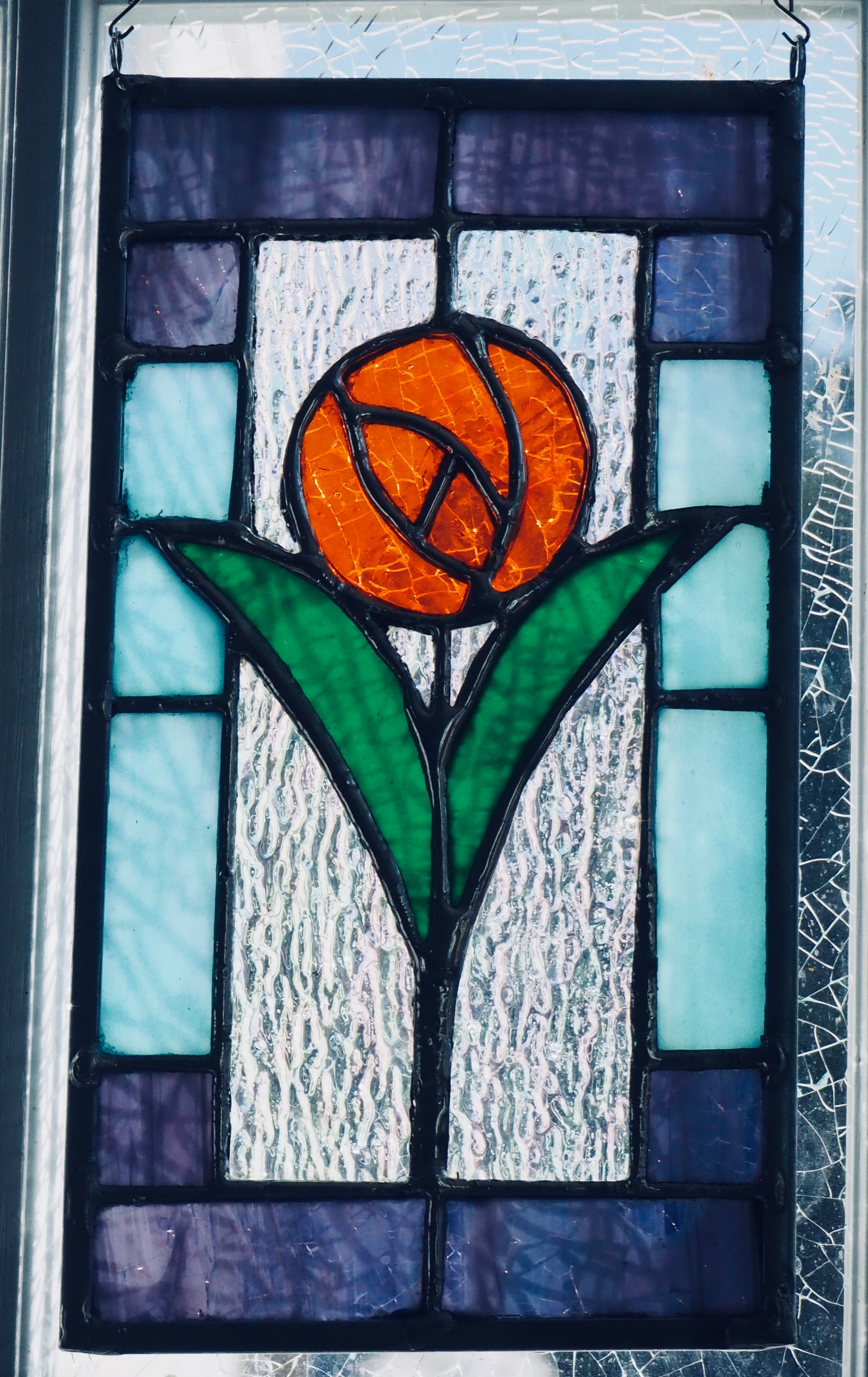 Art Nouveau Macintosh Rose – Rod's Stained Glass